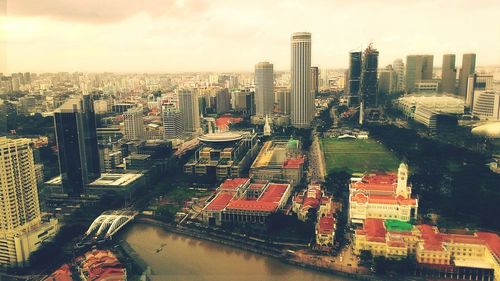 Skyscrapers in city