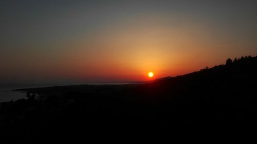 Scenic view of sunset