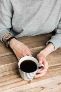 Close-up of coffee cup