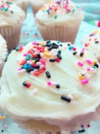 Close-up of cupcakes