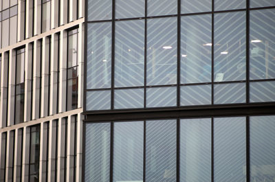 Full frame shot of glass building