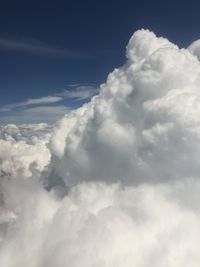 Low angle view of clouds in sky