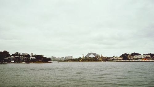 View of city at waterfront