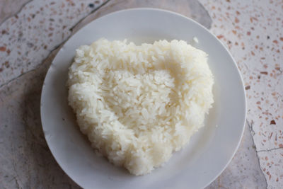 Close-up of egg in plate