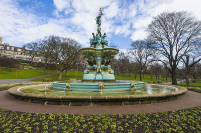 Fountain in park