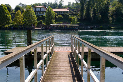Pier over lake