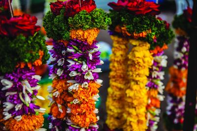 Close-up of colorful blue background