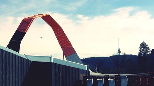 Low angle view of building against sky