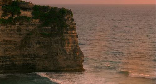 Rock formations at seaside