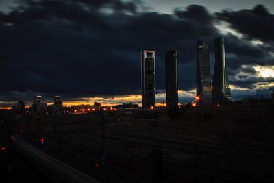 Factory against sky