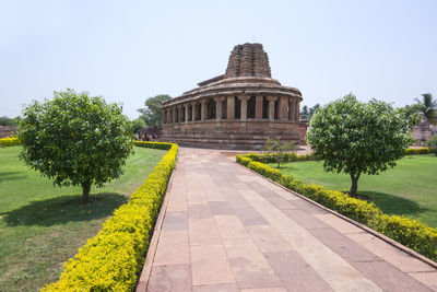 View of temple against sky