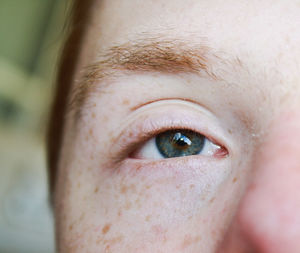 Cropped image of woman eye