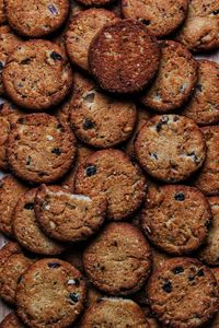 Full frame shot of cookies