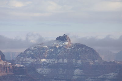 Scenic view of mountain against sky