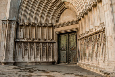 Entrance of old building