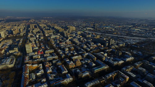 Aerial view of city