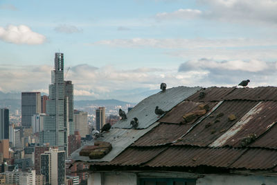 Cityscape against sky