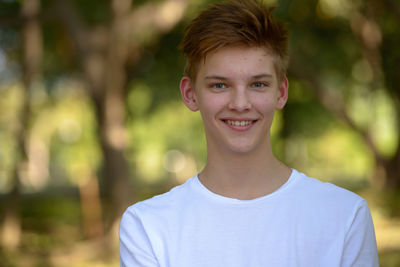 Portrait of smiling boy