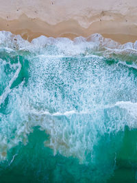 Full frame shot of sea waves