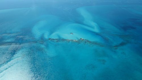 Aerial view of sea