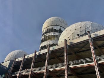 Low angle view of building against sky