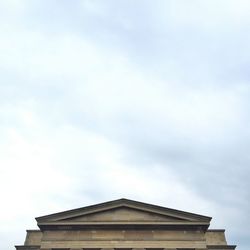 High section of building against sky