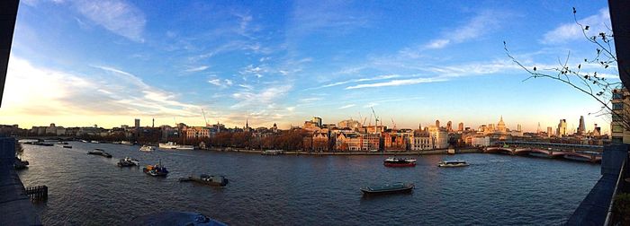 View of city at waterfront