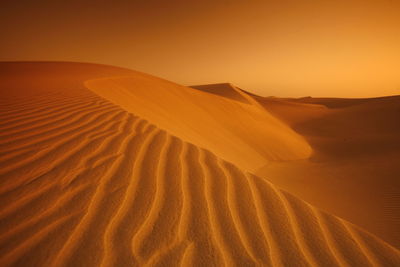 Scenic view of desert