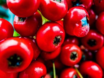 Full frame shot of strawberries