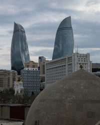 Cityscape in baku, azerbaijan 