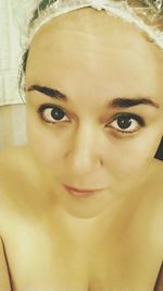 Portrait of young woman