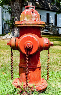 Close-up of fire hydrant