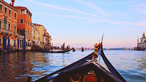 Boats in canal