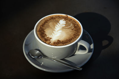 Close-up of coffee on table