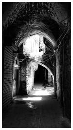 View of abandoned building