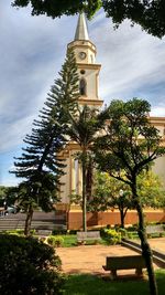 Built structure with trees in background