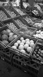 Full frame shot of market stall