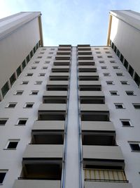 Low angle view of building against sky