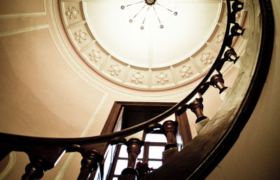 Low angle view of ceiling