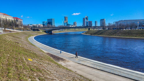 View of city at waterfront