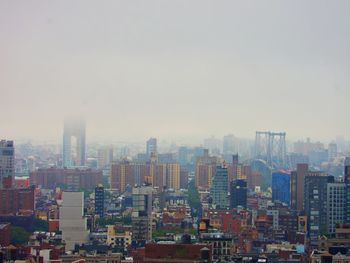 View over manhattan after a thunderstorm