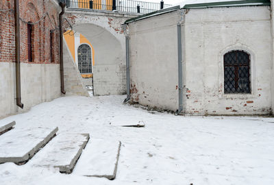 Entrance of building