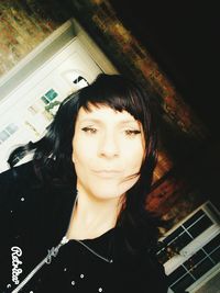 Portrait of young woman