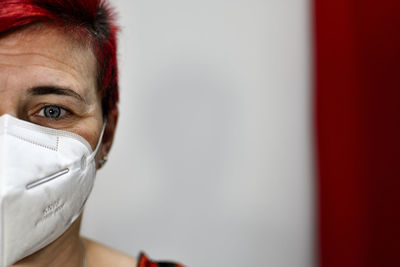 Close-up portrait of man