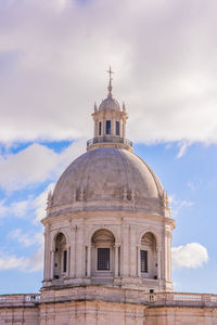 Low angle view of historical building against sky