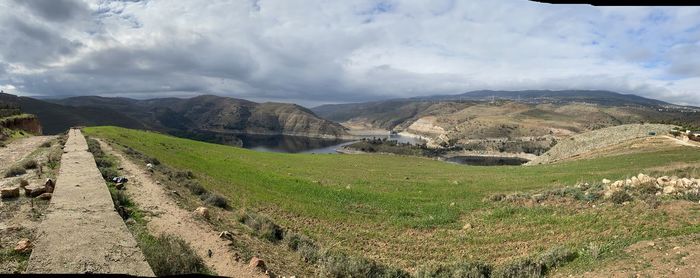 Panoramic view of landscape against sky