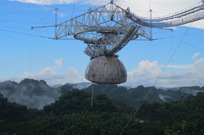 Arecibo observatory in puerto rico, biggest radiotelescope in the world