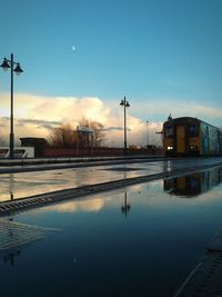 Reflection of clouds in water