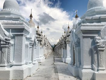 View of architectural column against sky