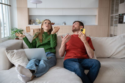 Couple irritated by noisy neighbor, loud sound creating problem for rest, work at home on weekends